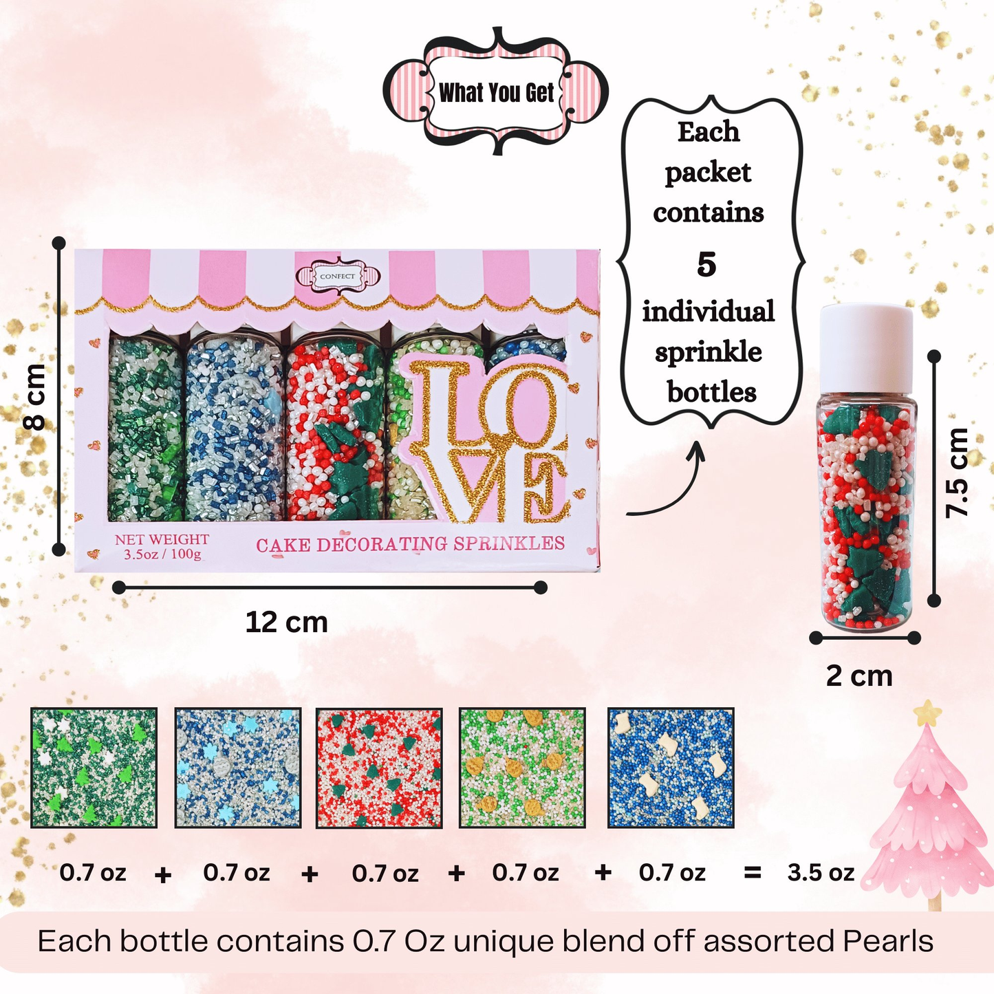 Confect Christmas Sprinkles CH Multipack 27