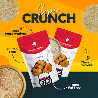 Healthy Master Light & Crispy Quinoa Chips | Millet Chips