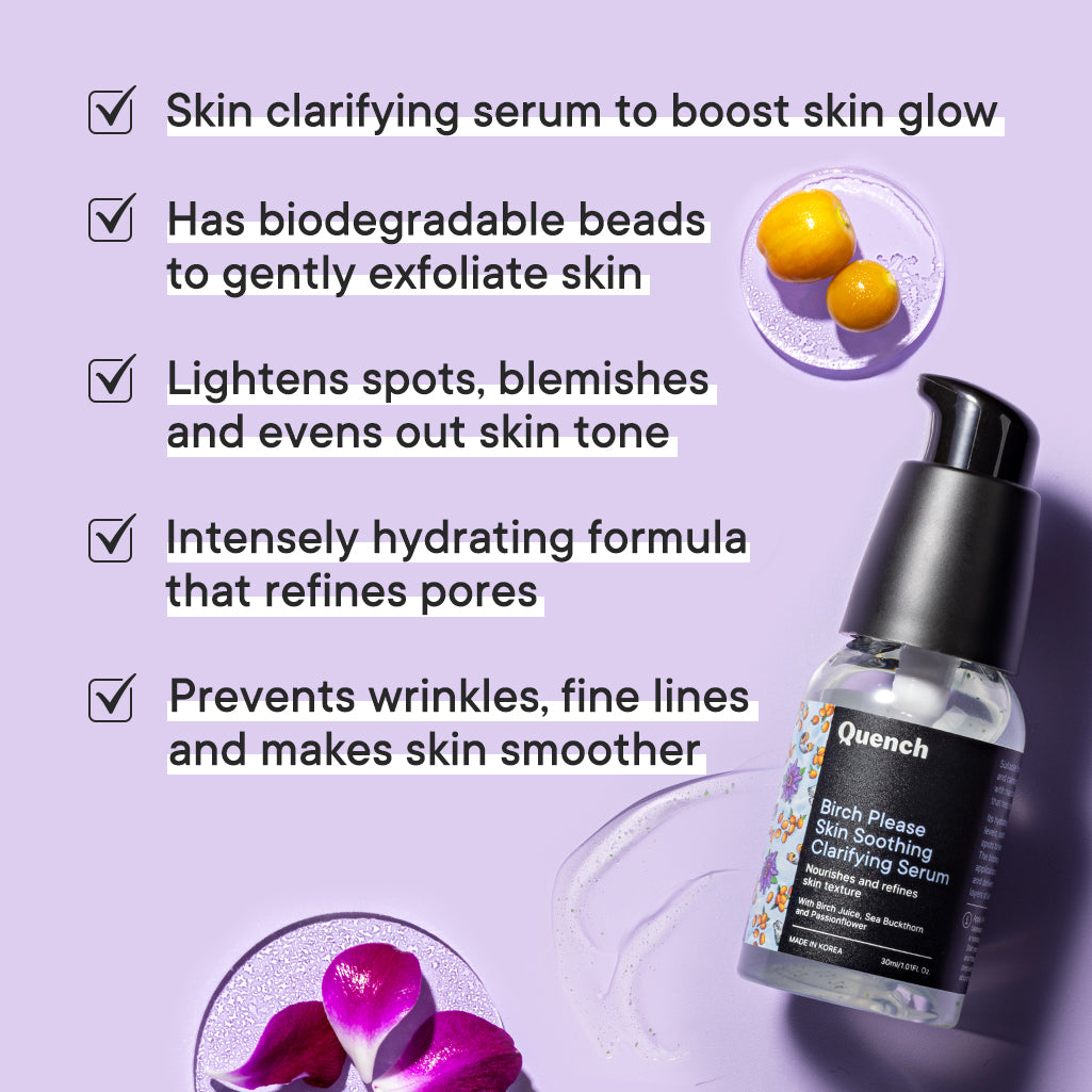 Quench Botanics Birch Please Skin Soothing Clarifying Serum - Indyancart