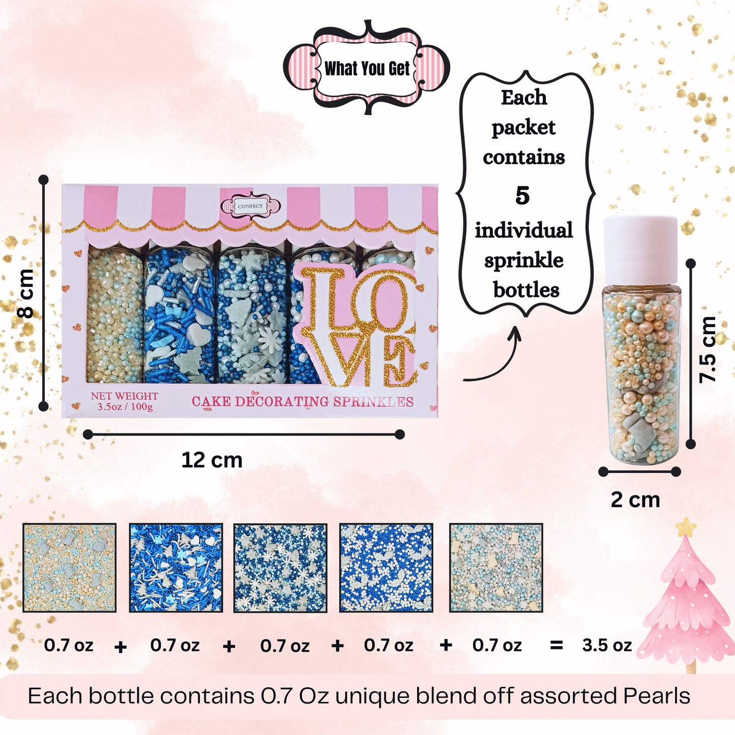 Confect Christmas Sprinkles CH Multipack 28