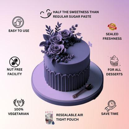Confect Electric Purple Fondant | Edible Sugarpaste