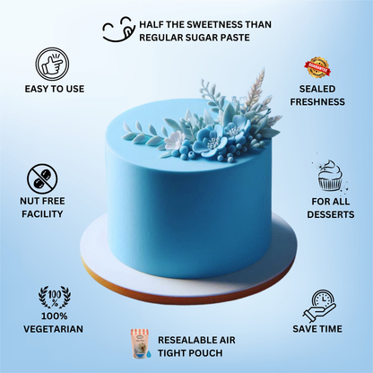 Confect Superhero Blue Fondant | Edible Sugarpaste