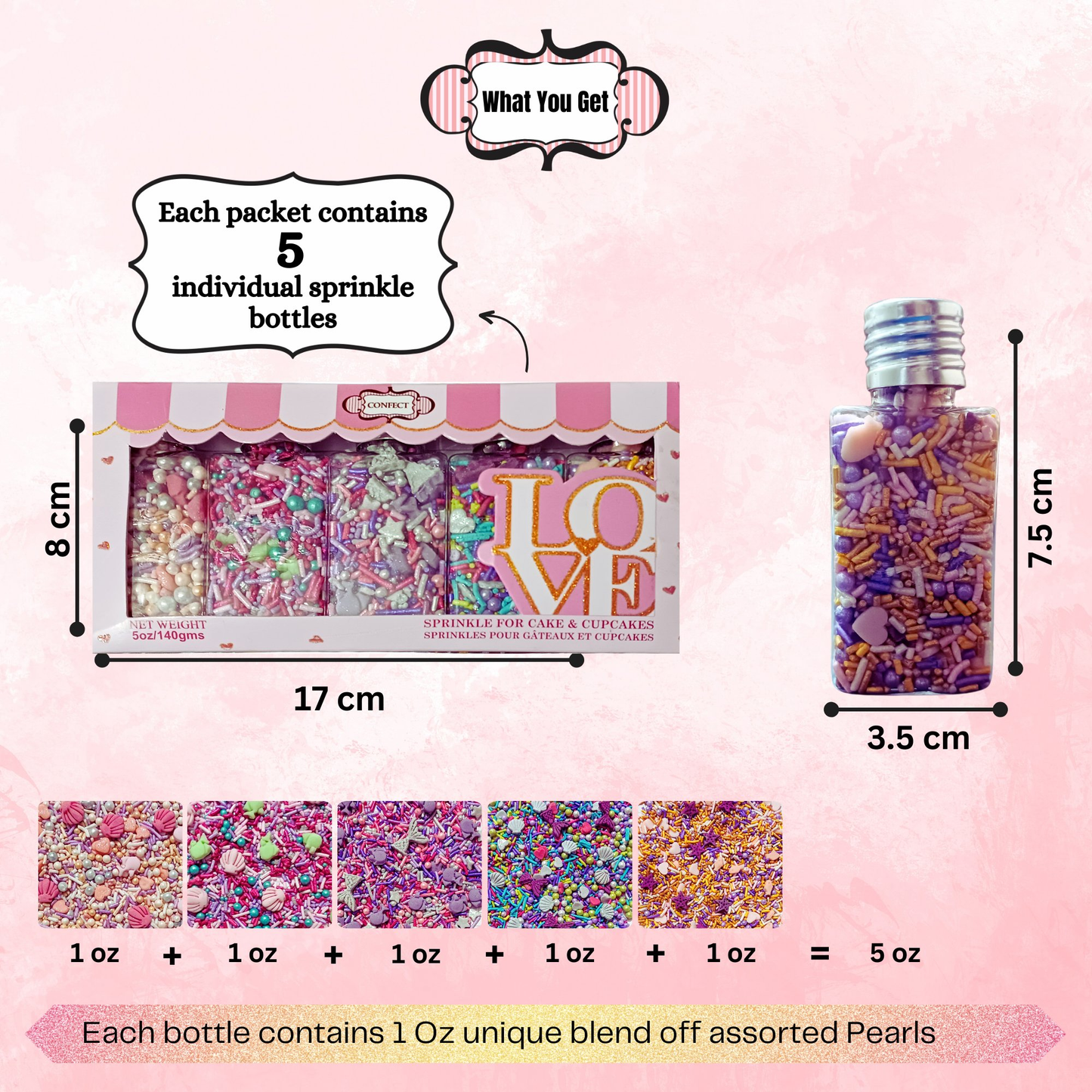 Confect Under the Sea Sprinkles for Decorations 03