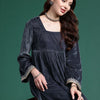 Dhiyona SN Women's Velvet Empire Kurta with Trousers