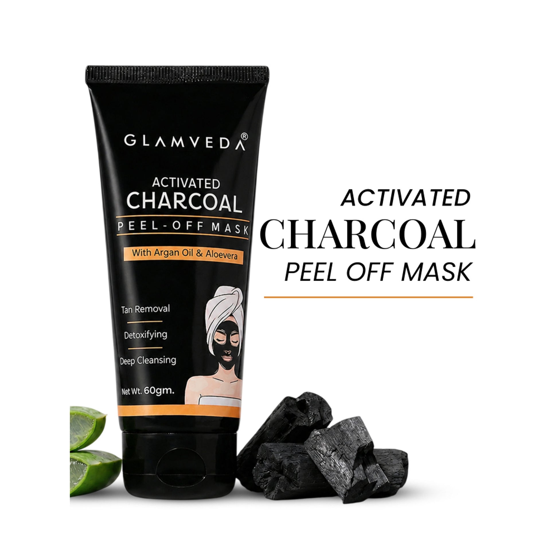 Glamveda Activated Charcoal Peel Off Mask