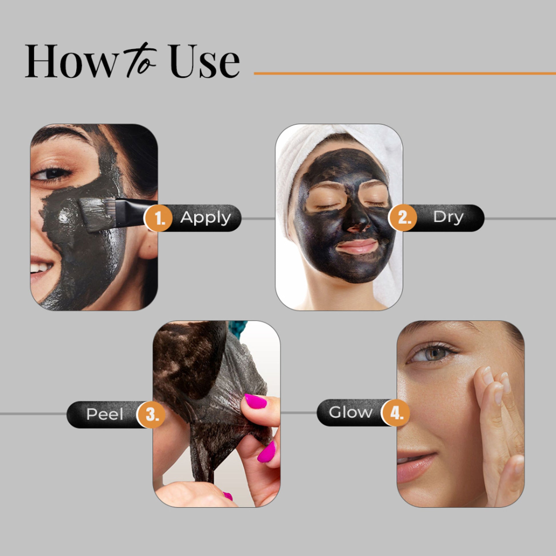Glamveda Activated Charcoal Peel Off Mask