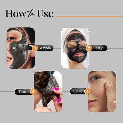 Glamveda Activated Charcoal Peel Off Mask