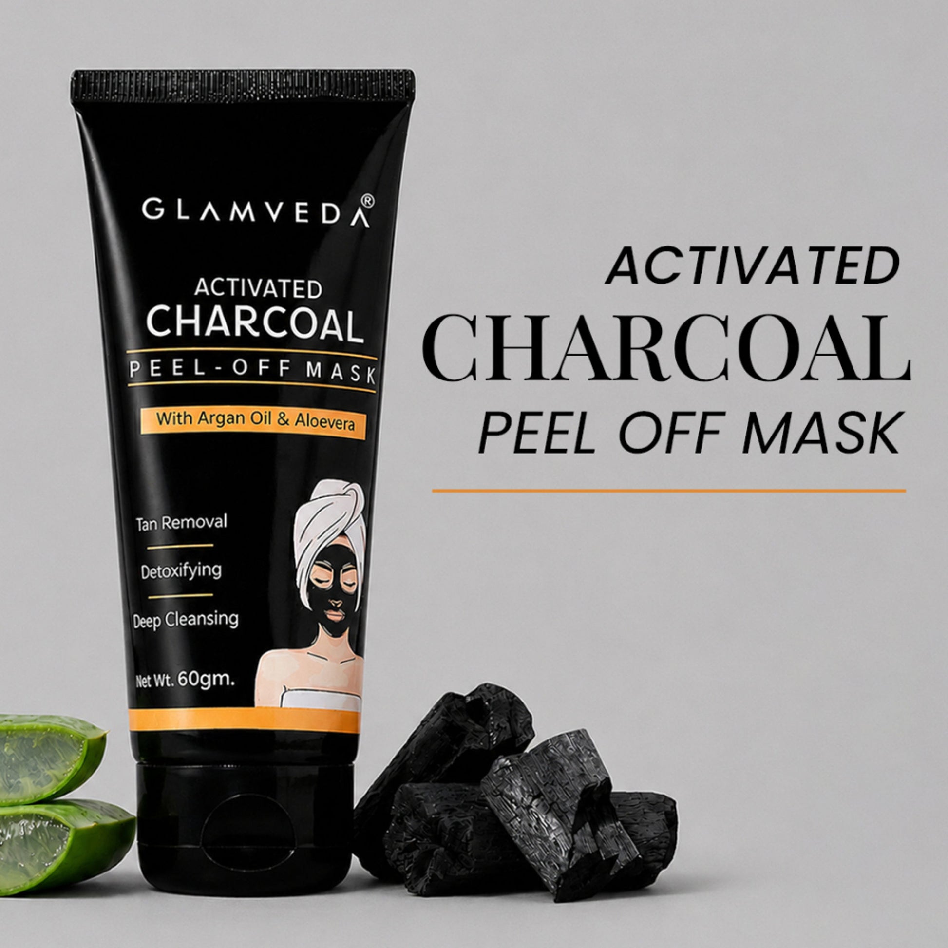 Glamveda Activated Charcoal Peel Off Mask