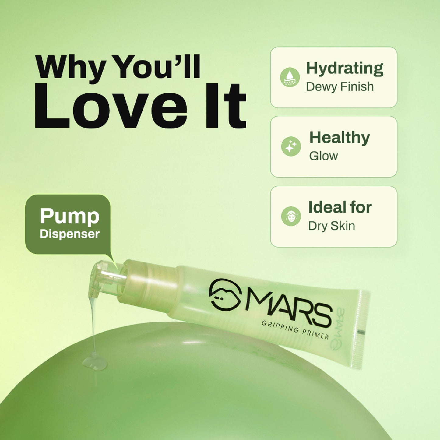 MARS Its Glow Clock Primer Griping Glow