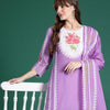 Dhiyona IE Floral Printed Regular Pure Cotton Kurta with Trousers & Dupatta