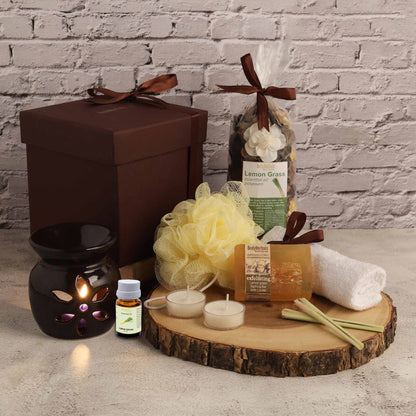 BodyHerbals Lemongrass Soap Spa Set Gift Box - Gift Sets & Combos for Women & Men