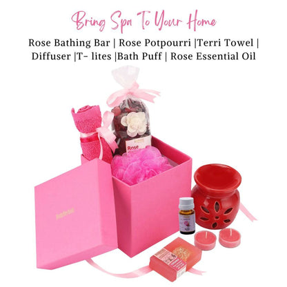BodyHerbals Rose Soap Spa Set Gift Box - Gift Sets & Combos for Women & Men