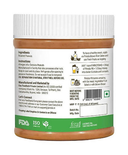 Pintola All Natural Creamy Peanut Butter - Indyancart