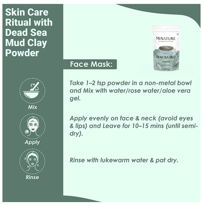 Minature Dead Sea Mud Powder