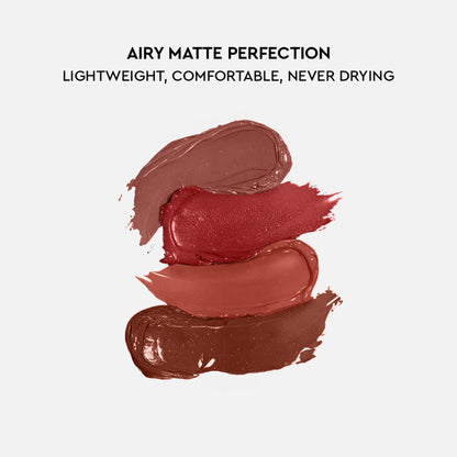 KIRO Four Play Non-Stop Airy Matte Liquid Lipstick - Pinnacle Quad