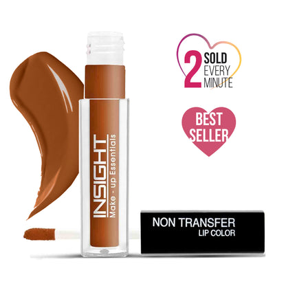 Insight Cosmetics Non-Transfer Lip Color, 12hr Long Lasting Matte Lips, Moisturizing & Light Weight - 01 Joyful