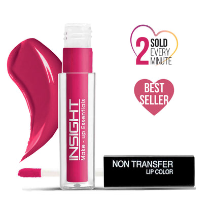 Insight Cosmetics Non-Transfer Lip Color, 12hr Long Lasting Matte Lips, Moisturizing & Light Weight - 07 Satin Rose