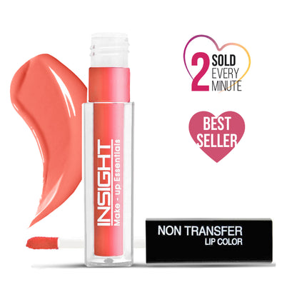 Insight Cosmetics Non-Transfer Lip Color, 12hr Long Lasting Matte Lips, Moisturizing & Light Weight - Toffee Cream