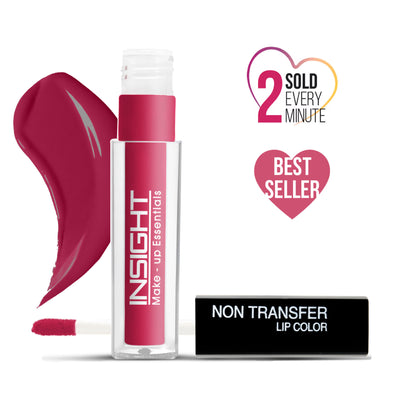 Insight Cosmetics Non-Transfer Lip Color, 12hr Long Lasting Matte Lips, Moisturizing & Light Weight - Sugar Plum