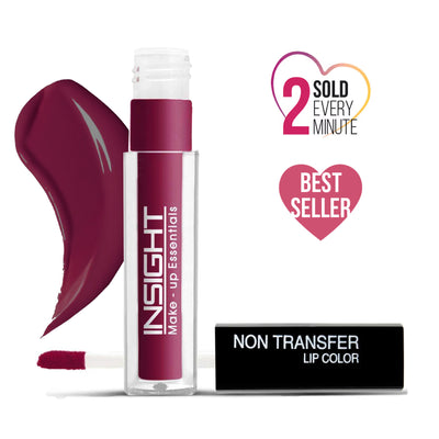 Insight Cosmetics Non-Transfer Lip Color, 12hr Long Lasting Matte Lips, Moisturizing & Light Weight - Vintage