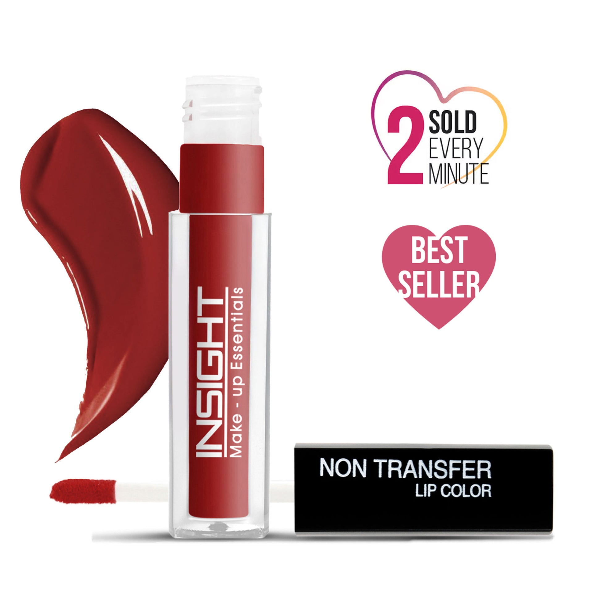 Insight Cosmetics Non-Transfer Lip Color, 12hr Long Lasting Matte Lips, Moisturizing & Light Weight - Autumn