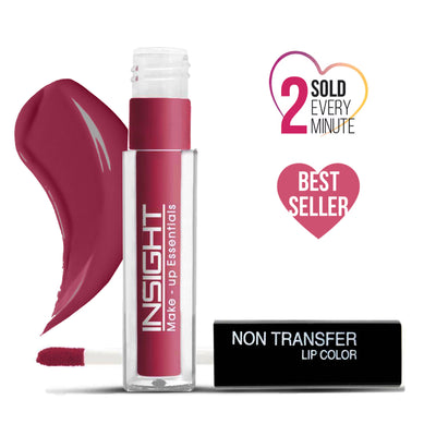 Insight Cosmetics Non-Transfer Lip Color, 12hr Long Lasting Matte Lips, Moisturizing & Light Weight - Wild Card