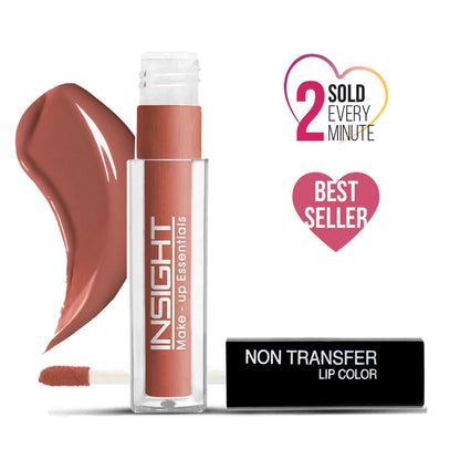 Insight Cosmetics Non-Transfer Lip Color, 12hr Long Lasting Matte Lips, Moisturizing & Light Weight - Top Notch