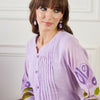 Dhiyona IE Printed Pure Cotton A-Line Tunic With Trousers Co-Ords