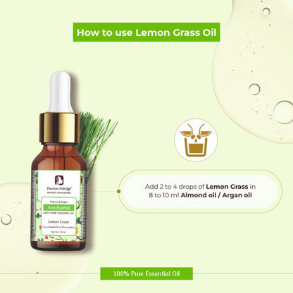 Passion Indulge Lemongrass Pure Essential Oil