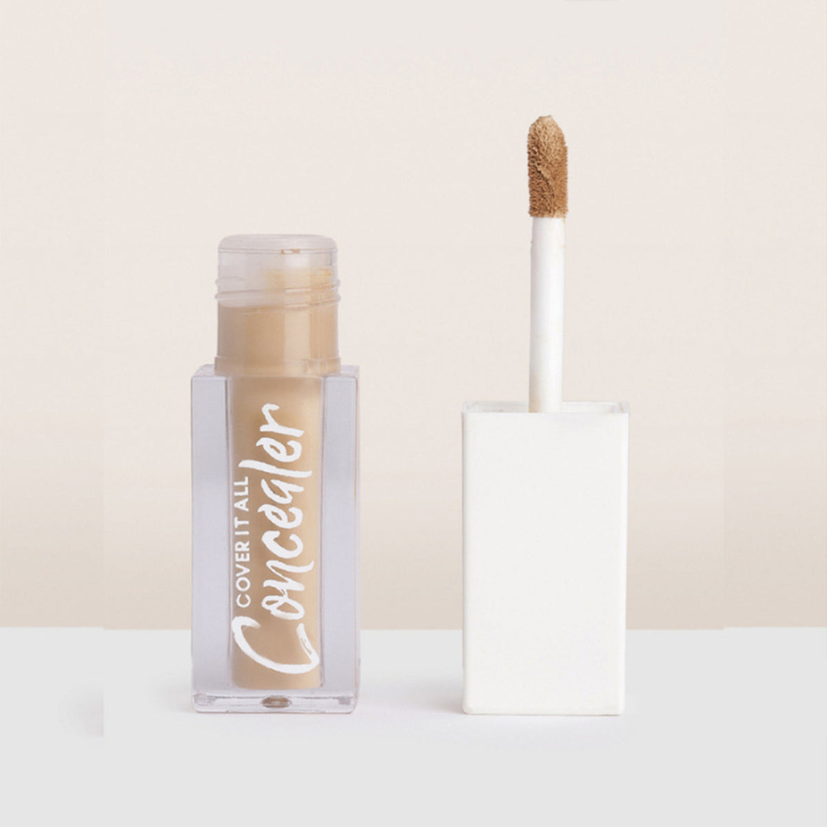 CUFFS N LASHES Cover It All Liquid Concealer in shade 07 Ginger, showing the sleek applicator and creamy concealer formula.