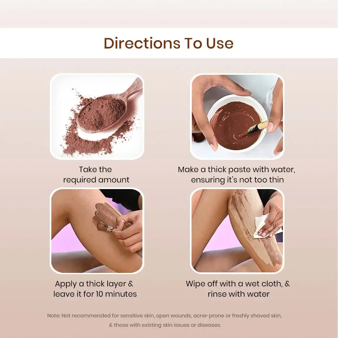 The Wellness Shop Chocolate Hair Removal Powder - Indyancart