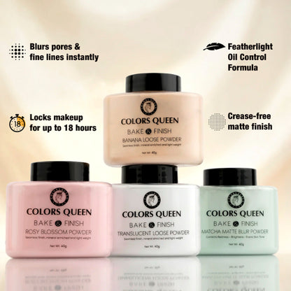 Colors Queen Bake & Finishing Loose Powder - 02 Translucent