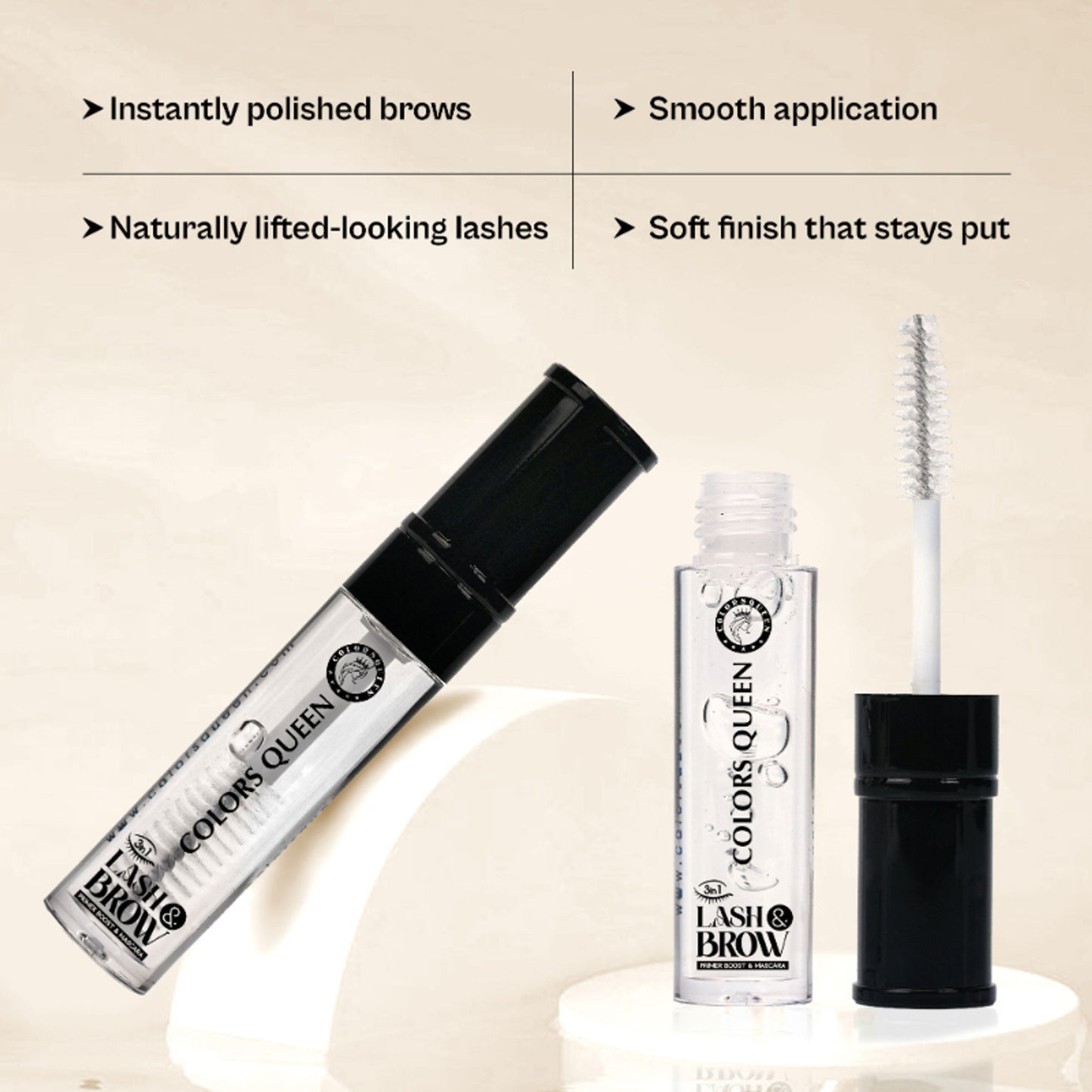Colors Queen Clear Eyelash & Eyebrow Mascara