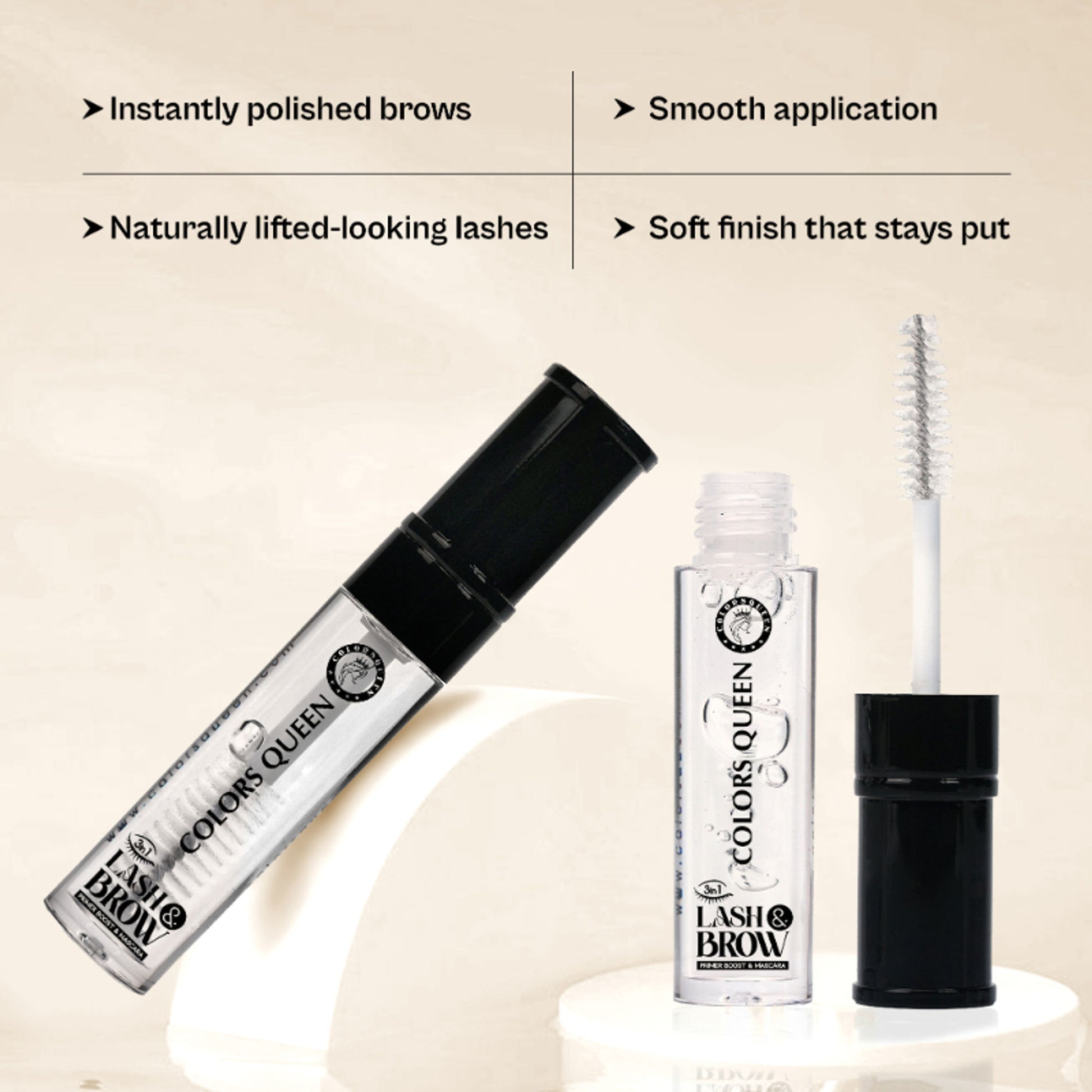 Colors Queen Clear Eyelash & Eyebrow Mascara