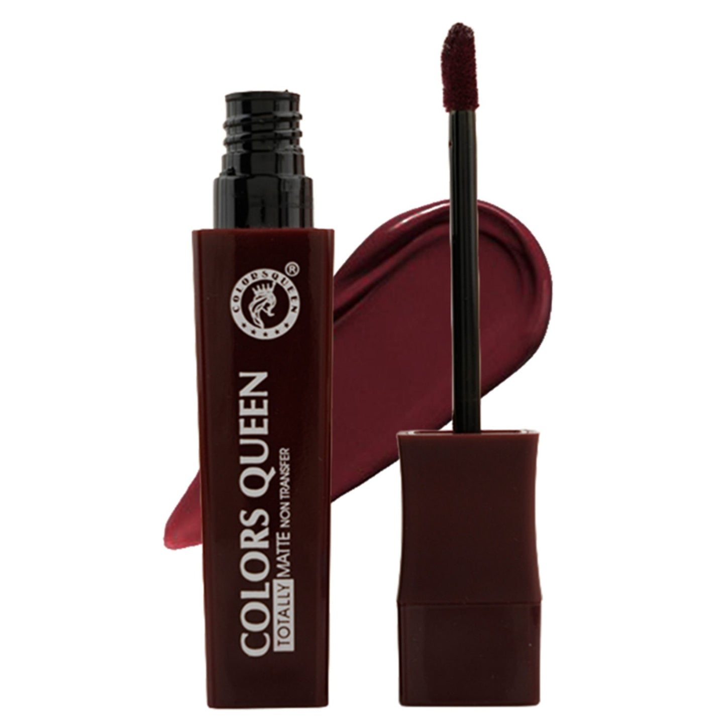 Colors Queen Totally Matte Liquid Lipstick - Deep Maroon
