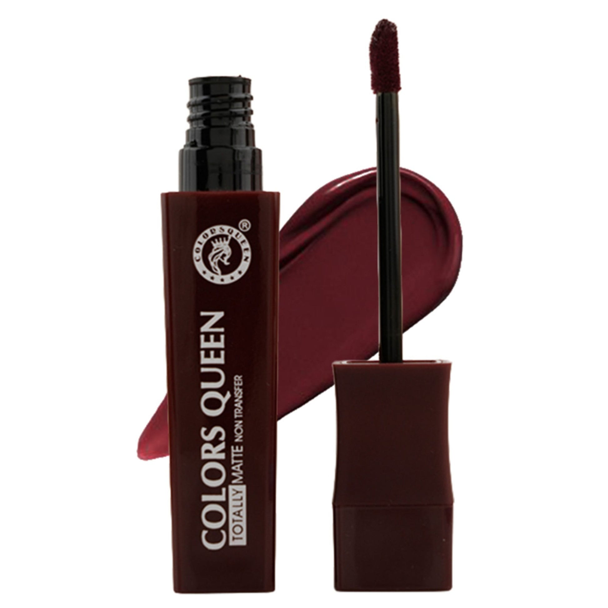 Colors Queen Totally Matte Liquid Lipstick - Deep Maroon
