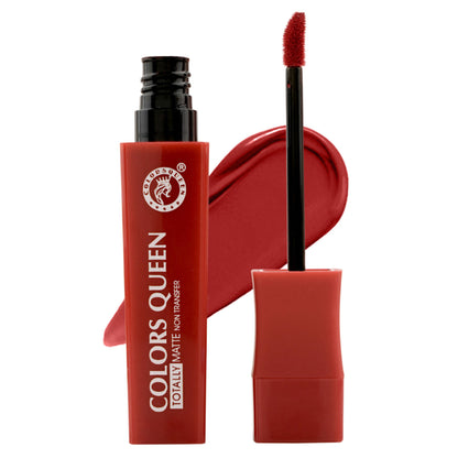 Colors Queen Totally Matte Liquid Lipstick - Coral Camp