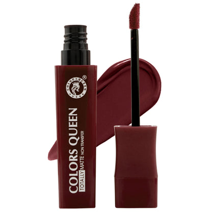 Colors Queen Totally Matte Liquid Lipstick - Rosewood