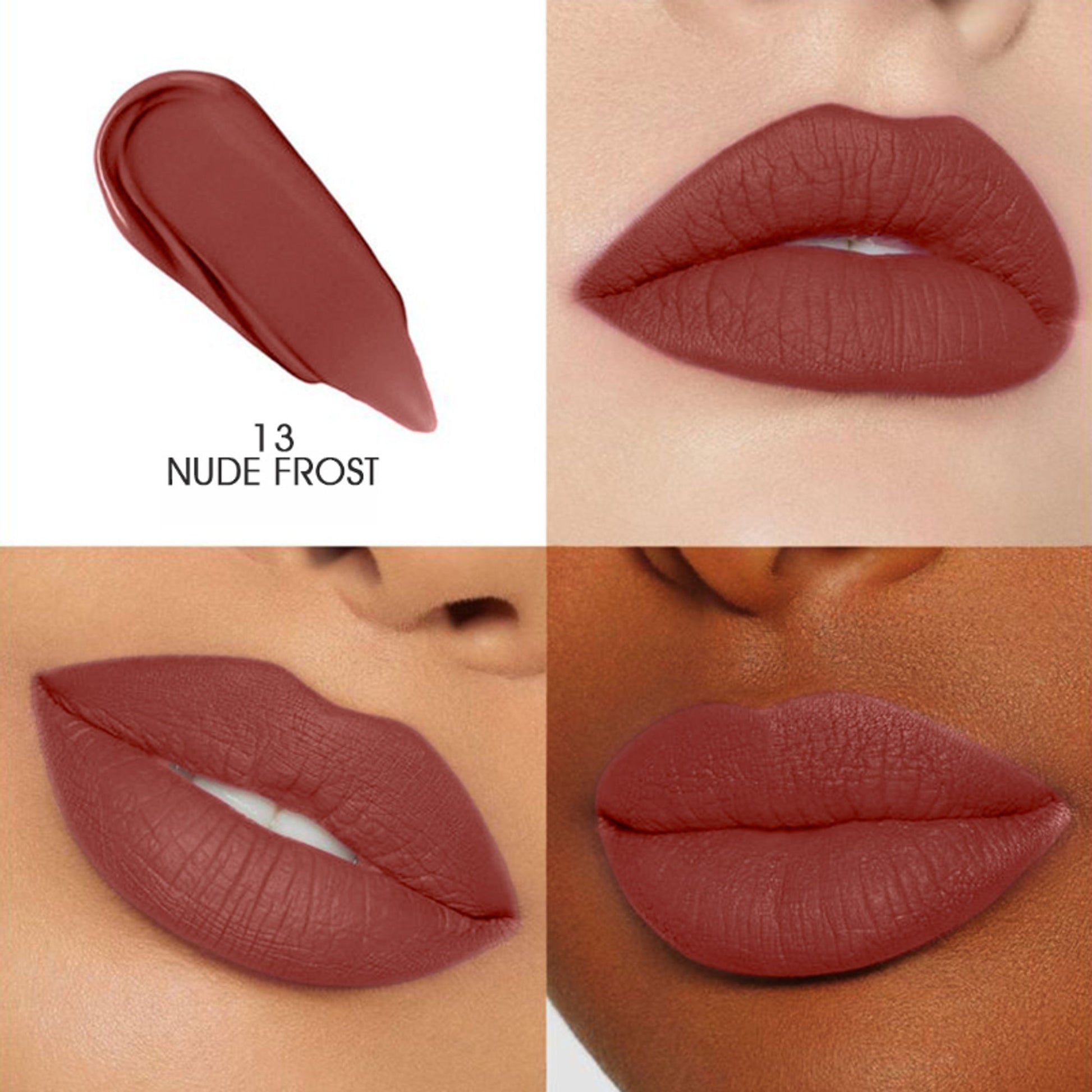 Colors Queen Totally Matte Liquid Lipstick - Nude Frost