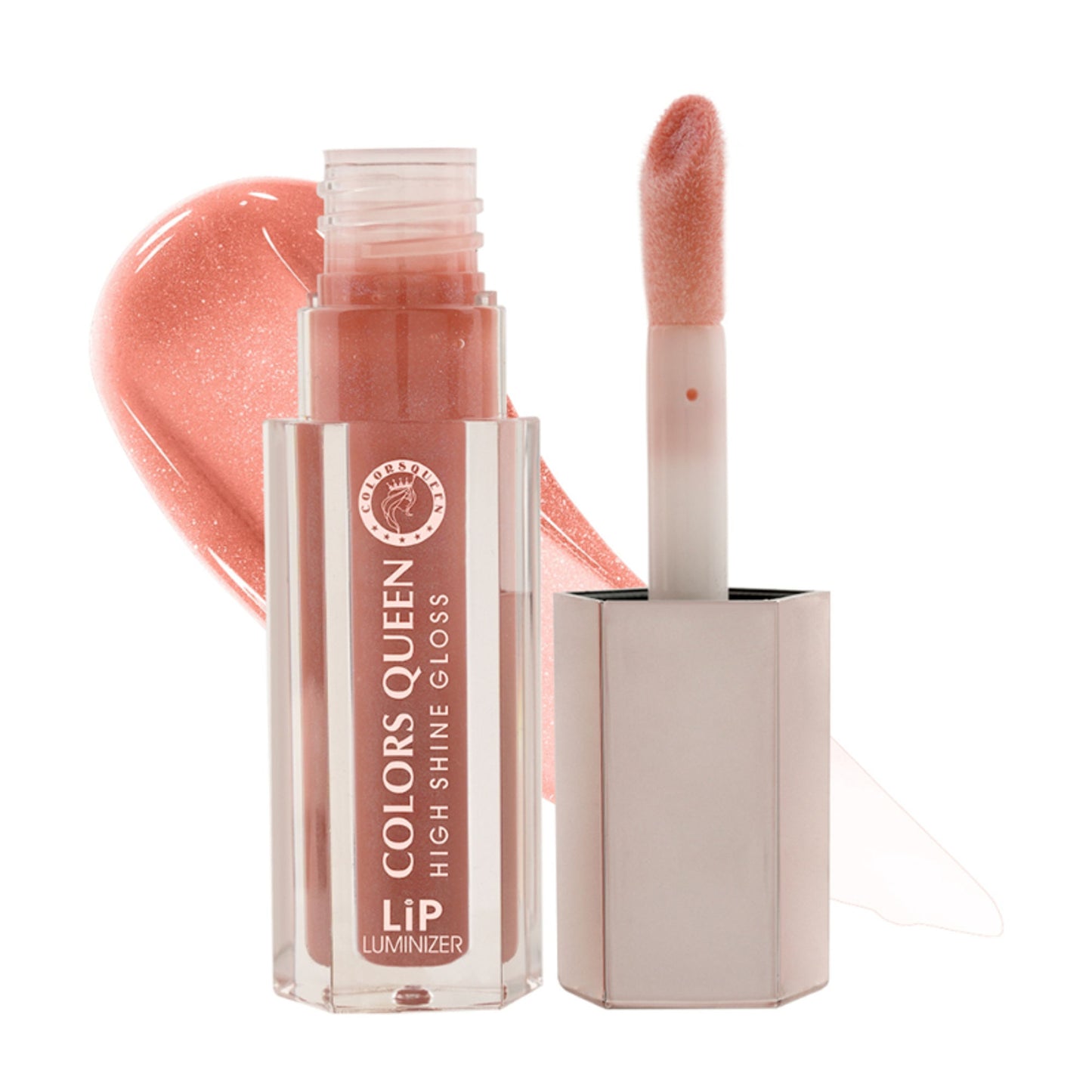 Colors Queen Lip Luminizer High Shine Lip Gloss Enriched with Shea Butter - Mauve