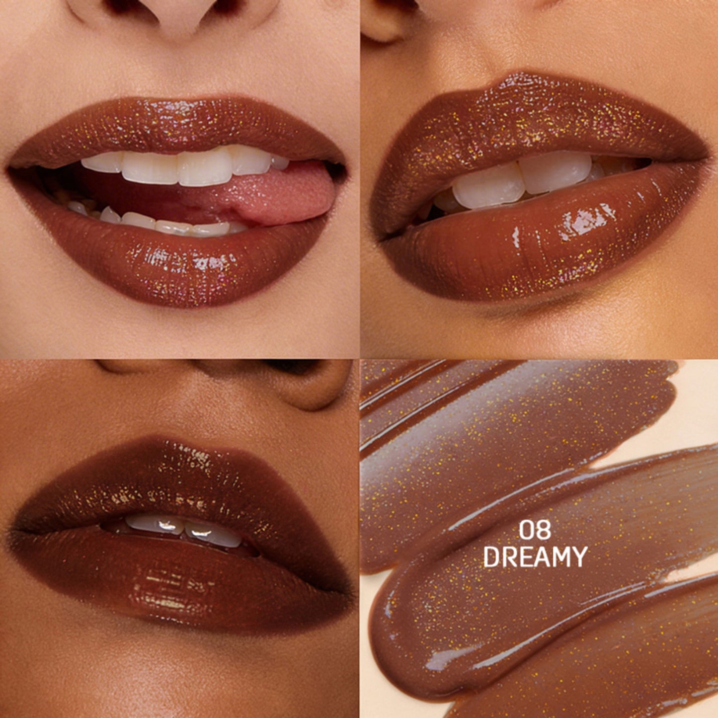 Colors Queen Lip Luminizer High Shine Lip Gloss Enriched with Shea Butter - Brown Sugar
