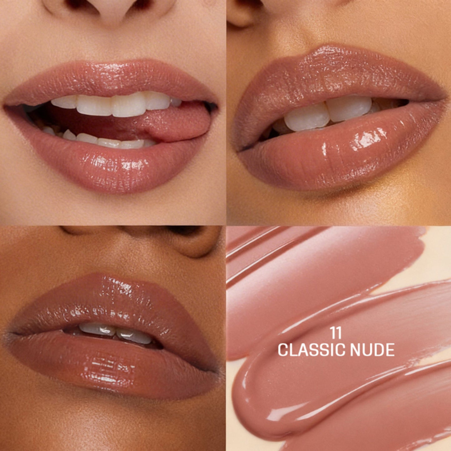 Colors Queen Lip Luminizer High Shine Lip Gloss Enriched with Shea Butter - Classic Nude