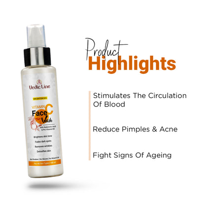 Vedic Line Brightening Vitamin C Face Wash