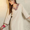 Dhiyona IE Women Embroidered V-Neck Top and Trousers Co-Ords