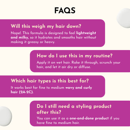 Fix My Curls Milky Leave in Serum