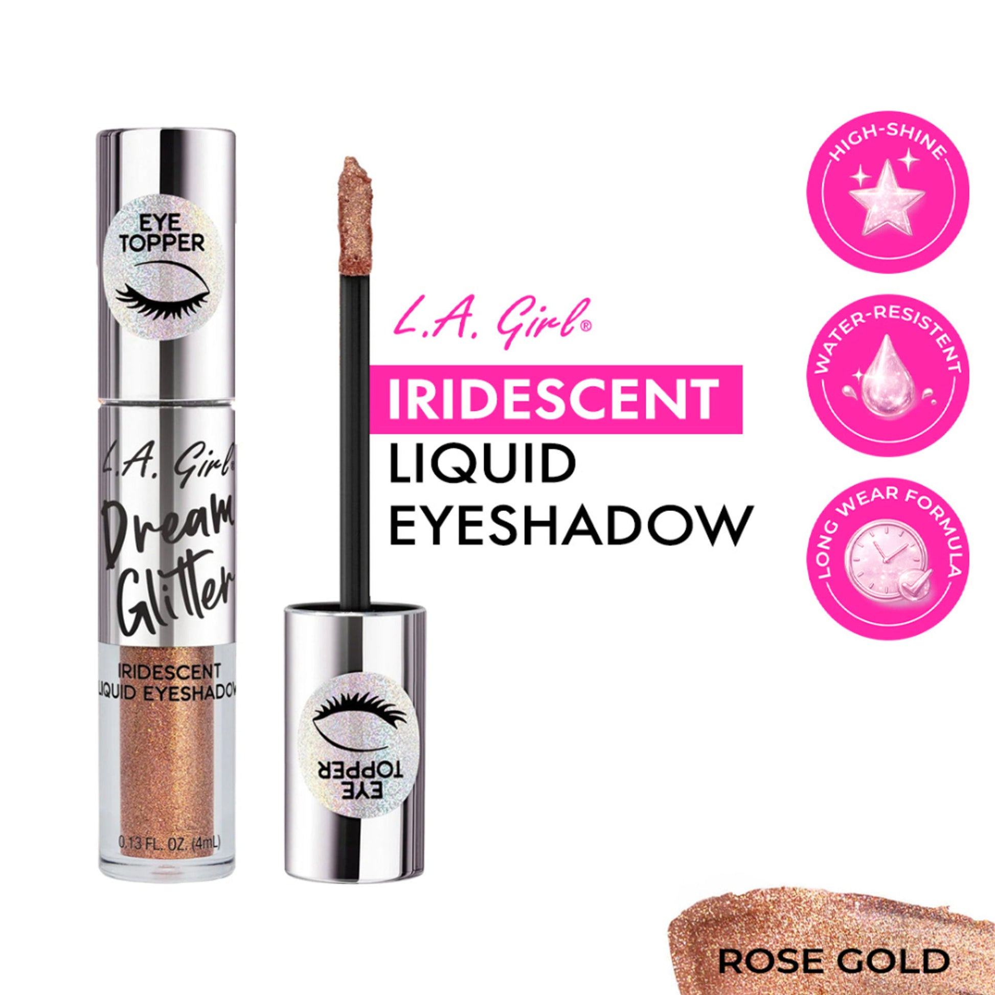 L.A. Girl Dream Glitter Liquid Eyeshadow - Rose Gold