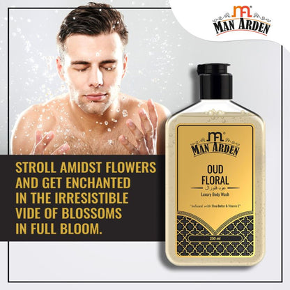 Man Arden Oud Floral Luxury Body Wash Infused With Shea Butter & Vitamin E