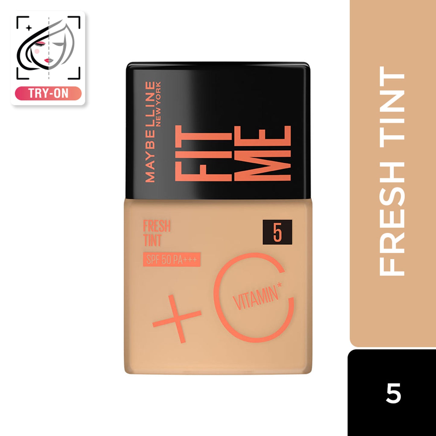 Maybelline New York Fit Me Fresh Tint, Lightweight, SPF 50 PA+++ & Vitamin C - Shade 09 - Shade 05