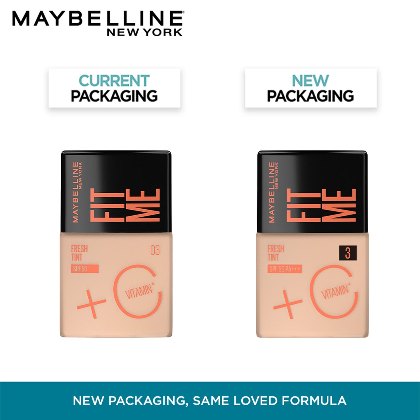 Maybelline New York Fit Me Fresh Tint, Lightweight, SPF 50 PA+++ & Vitamin C - Shade 09 - Shade 03