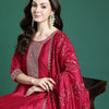Dhiyona IE Ethnic Motifs Embroidered Kurta with Trousers & Dupatta